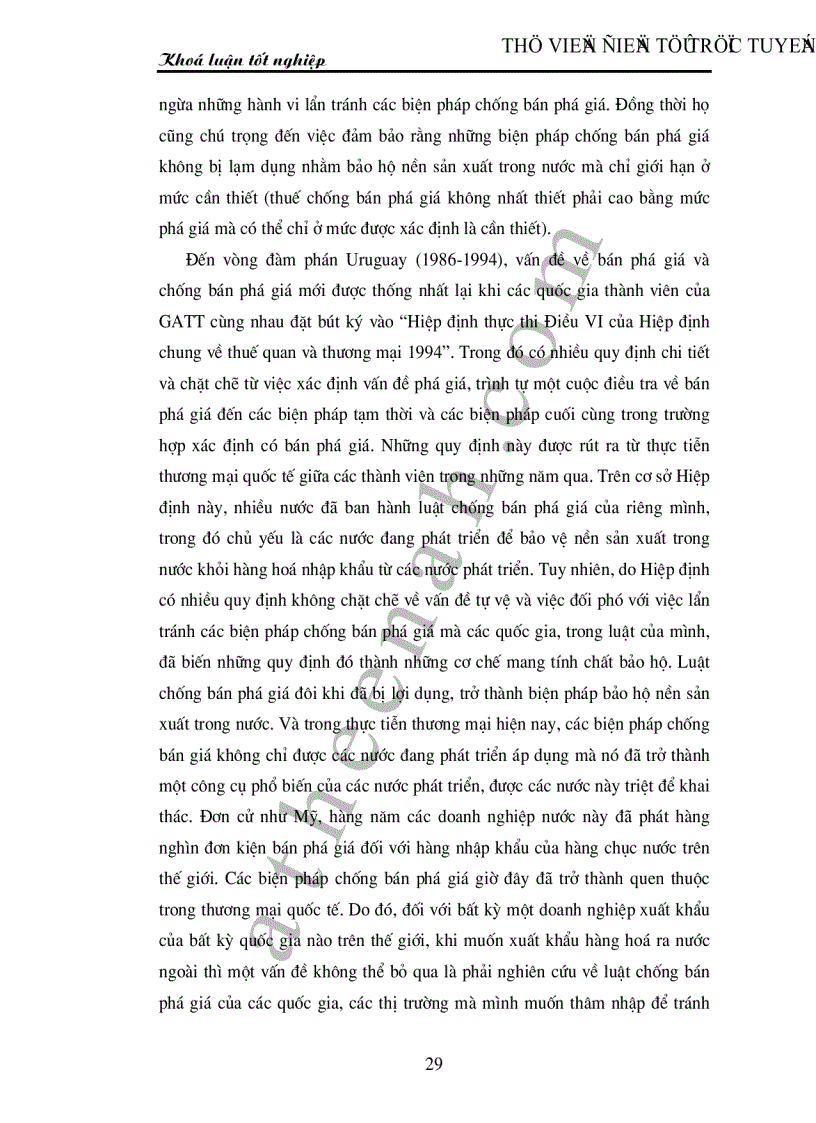 image for page Hiệp định về chống bán phá giá của WTO và một số giải pháp chống bán phá giá của Việt Nam trong tiến trình hội nhập kinh tế quốc tế