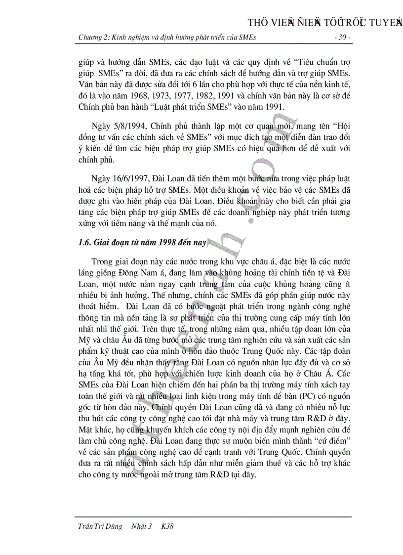 image for page Kinh nghiệm và định hướng phát triển SMEs của Đài Loan và giải pháp phát triển SMEs của Việt Nam