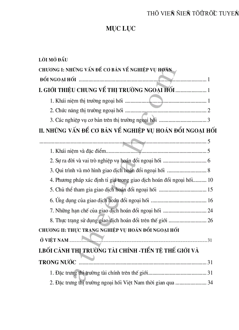 image for page Thực trạng và giải pháp nhằm mở rộng và nâng cao nghiệp vụ hối đoái hoán đổi tại các NHTM Việt Nam