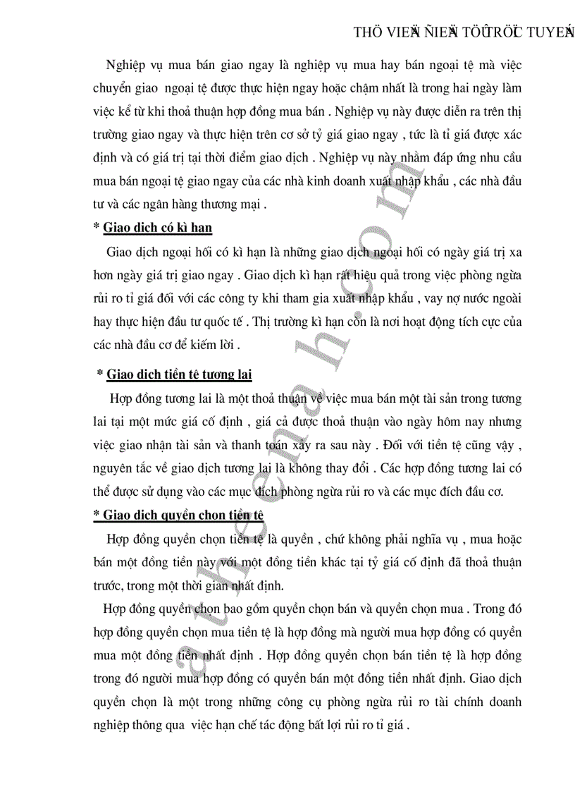 image for page Thực trạng và giải pháp nhằm mở rộng và nâng cao nghiệp vụ hối đoái hoán đổi tại các NHTM Việt Nam