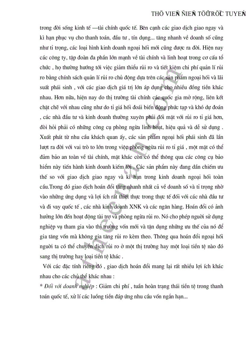 image for page Thực trạng và giải pháp nhằm mở rộng và nâng cao nghiệp vụ hối đoái hoán đổi tại các NHTM Việt Nam