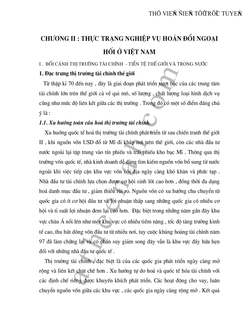 image for page Thực trạng và giải pháp nhằm mở rộng và nâng cao nghiệp vụ hối đoái hoán đổi tại các NHTM Việt Nam