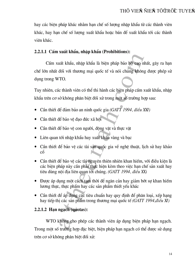 image for page Các biện pháp phi thuế quan và lộ trình cắt giảm của Việt Nam trong quá trình gia nhập Tổ chức Thương mại Thế giới WTO tới năm 2010