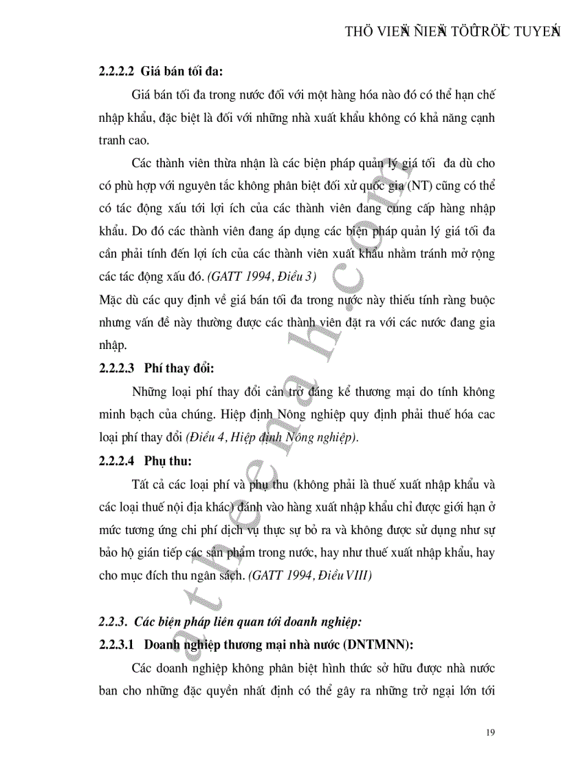 image for page Các biện pháp phi thuế quan và lộ trình cắt giảm của Việt Nam trong quá trình gia nhập Tổ chức Thương mại Thế giới WTO tới năm 2010