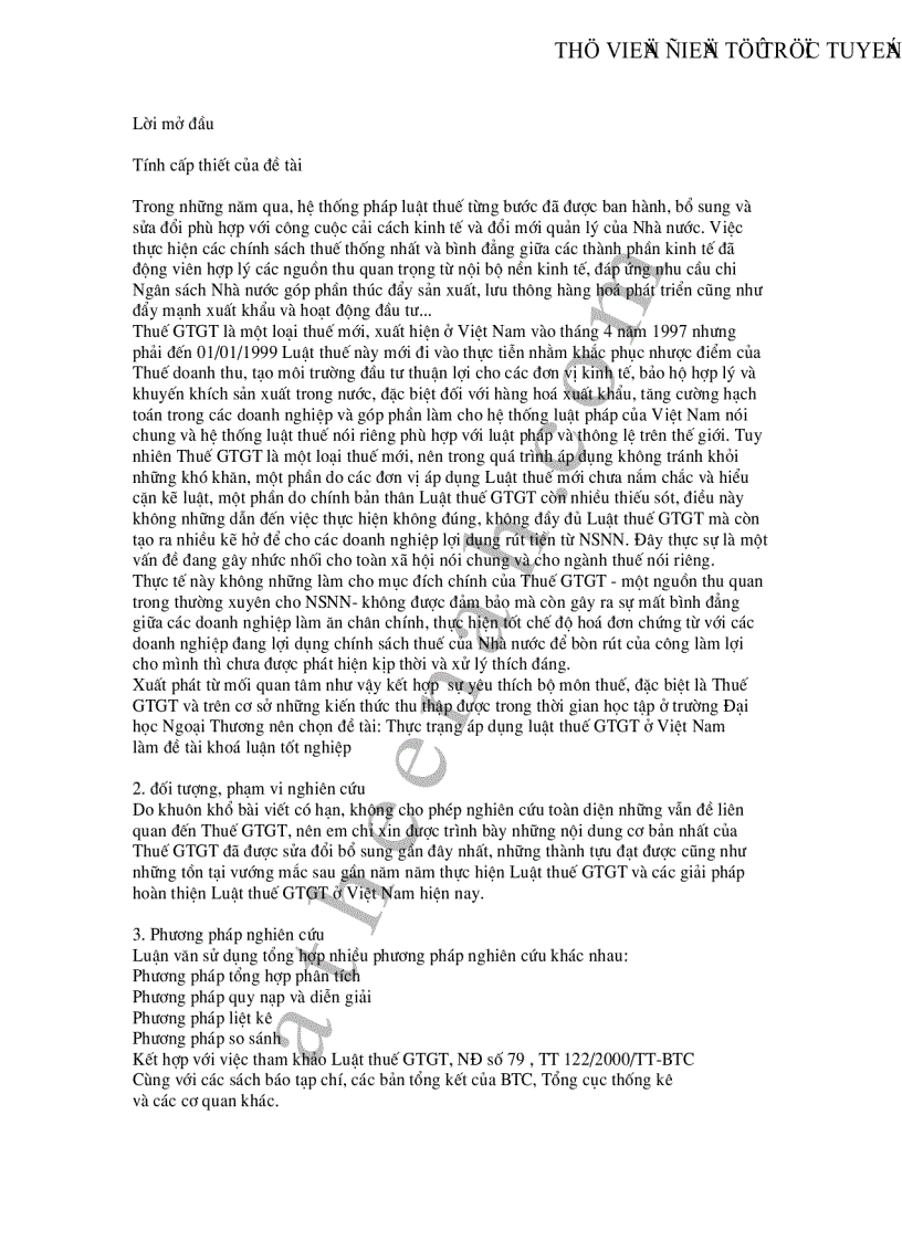 image for page Thực trạng áp dụng luật thuế Giá trị gia tăng GTGT ở Việt Nam