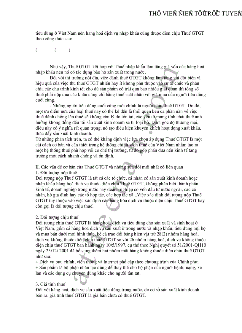 image for page Thực trạng áp dụng luật thuế Giá trị gia tăng GTGT ở Việt Nam