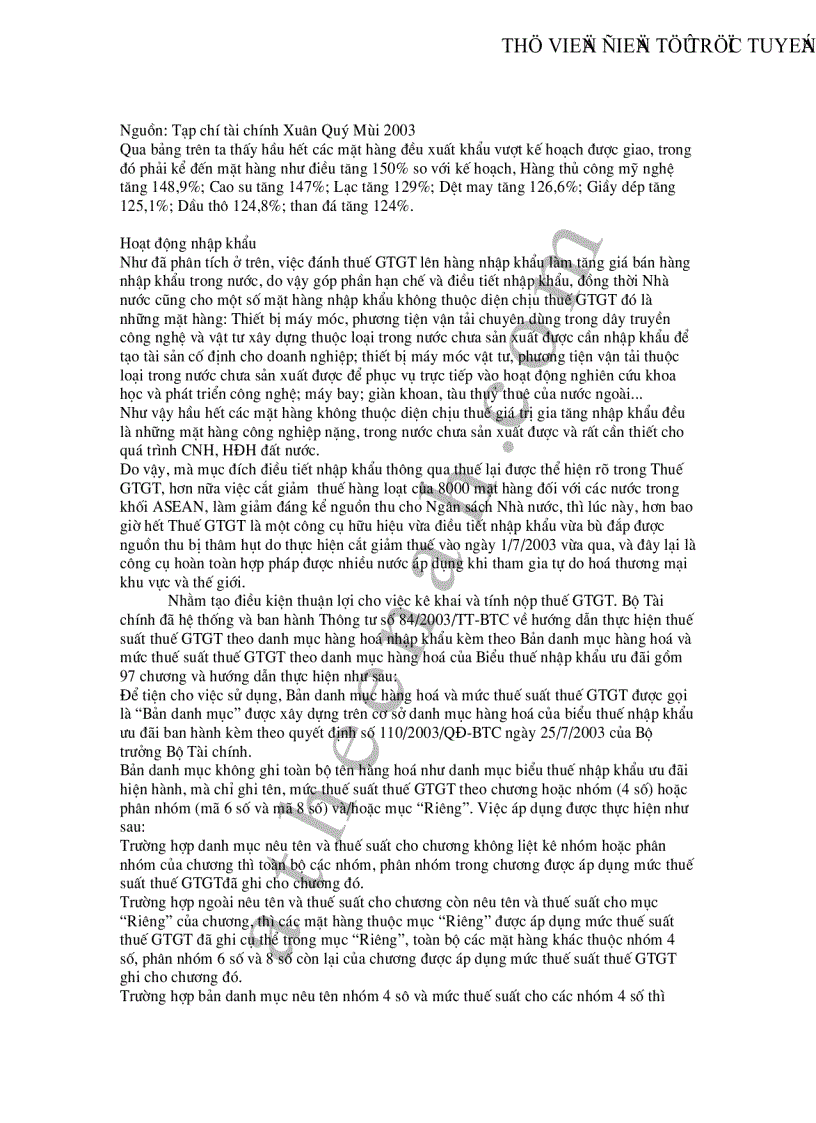 image for page Thực trạng áp dụng luật thuế Giá trị gia tăng GTGT ở Việt Nam