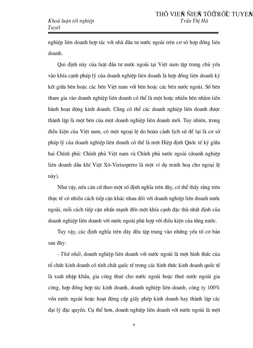 image for page Thực trạng và những giải pháp nhằm tăng cường hiệu quả hoạt động liên doanh tại Công ty Dầu khí Đài Hải DHP