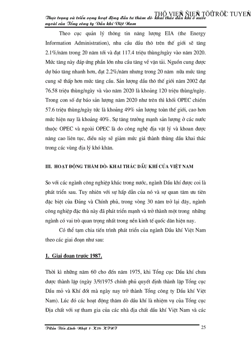 image for page Thực trạng và triển vọng hoạt động đầu tư thăm dò khai thác dầu khí ở nước ngoài của Tổng công ty Dầu khí Việt Nam