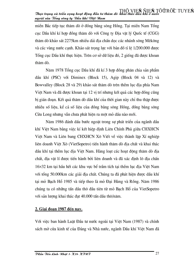 image for page Thực trạng và triển vọng hoạt động đầu tư thăm dò khai thác dầu khí ở nước ngoài của Tổng công ty Dầu khí Việt Nam