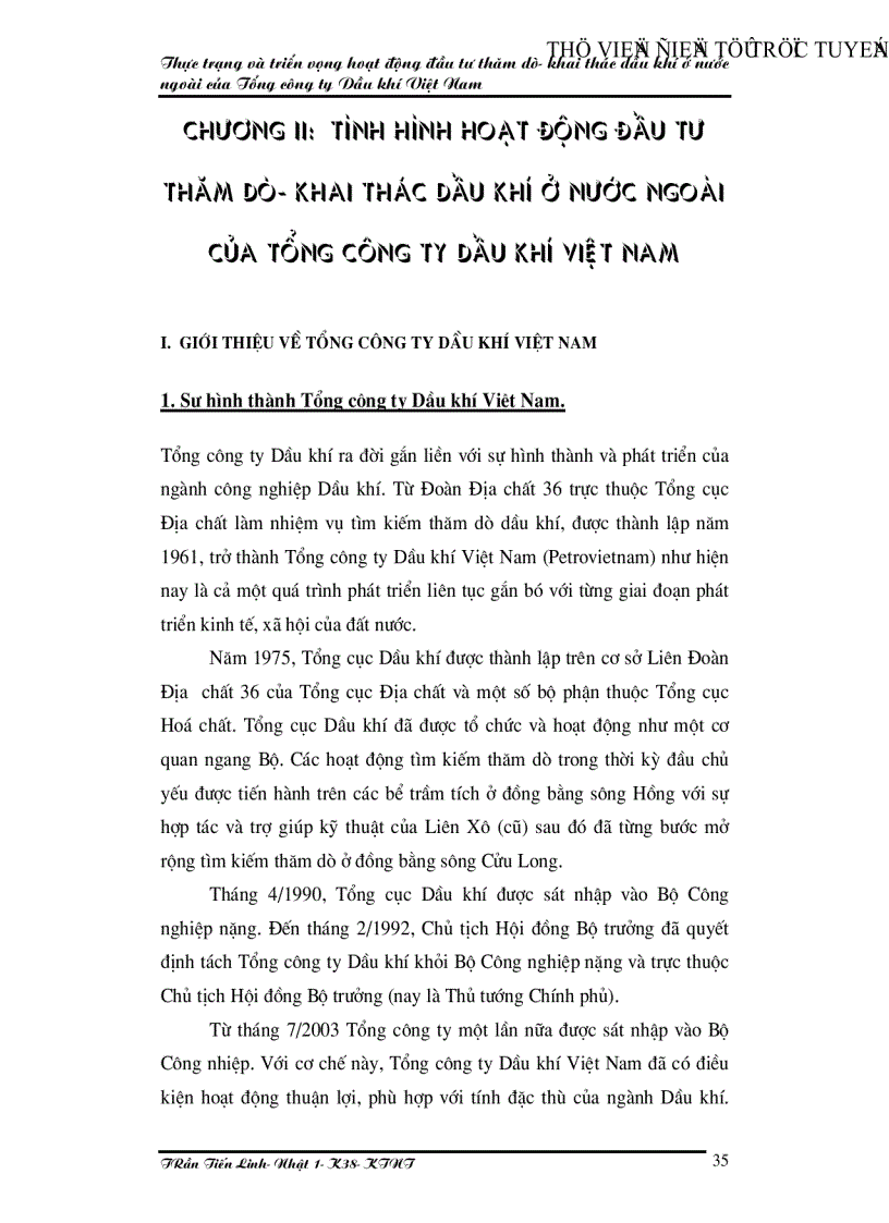 image for page Thực trạng và triển vọng hoạt động đầu tư thăm dò khai thác dầu khí ở nước ngoài của Tổng công ty Dầu khí Việt Nam