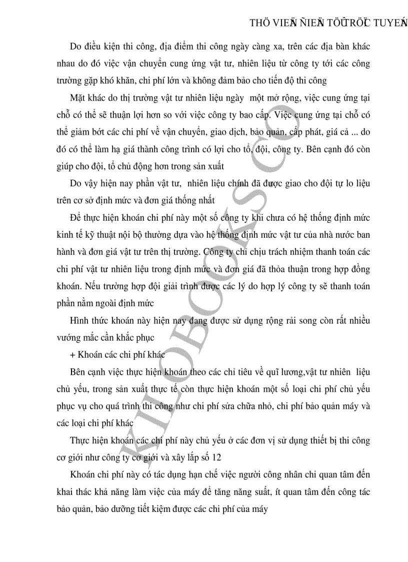image for page Những giải pháp nhằm hoàn thiện và nâng cao chất lượng khoán công trình ở Công ty cơ giới và xây lắp số 12 trong giai đoạn hiện nay
