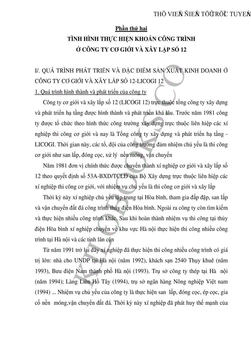 image for page Những giải pháp nhằm hoàn thiện và nâng cao chất lượng khoán công trình ở Công ty cơ giới và xây lắp số 12 trong giai đoạn hiện nay