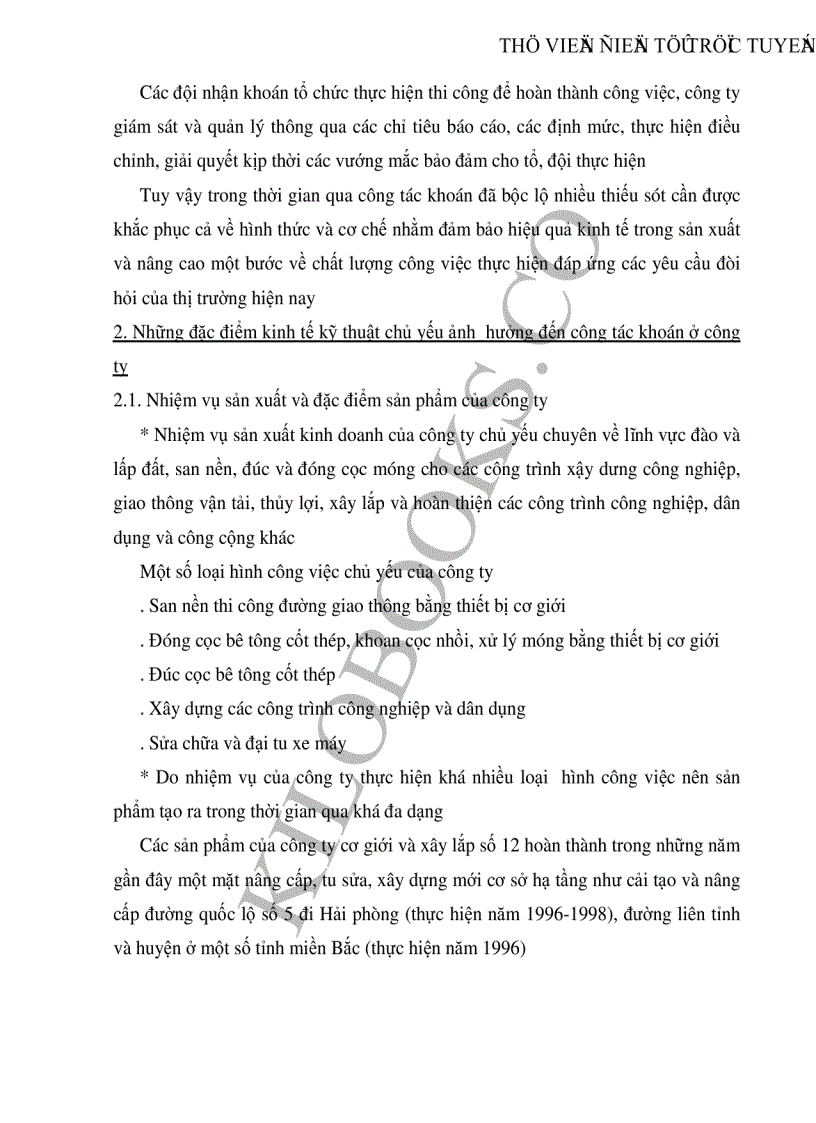 image for page Những giải pháp nhằm hoàn thiện và nâng cao chất lượng khoán công trình ở Công ty cơ giới và xây lắp số 12 trong giai đoạn hiện nay