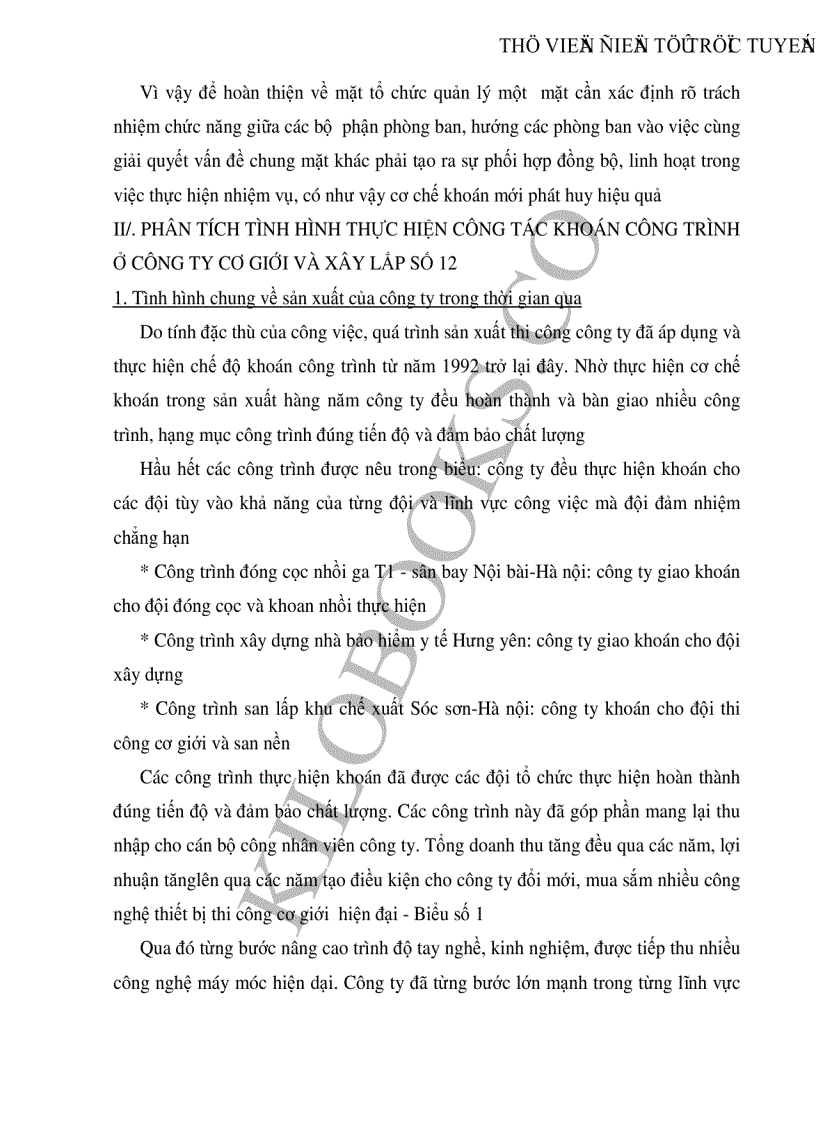 image for page Những giải pháp nhằm hoàn thiện và nâng cao chất lượng khoán công trình ở Công ty cơ giới và xây lắp số 12 trong giai đoạn hiện nay
