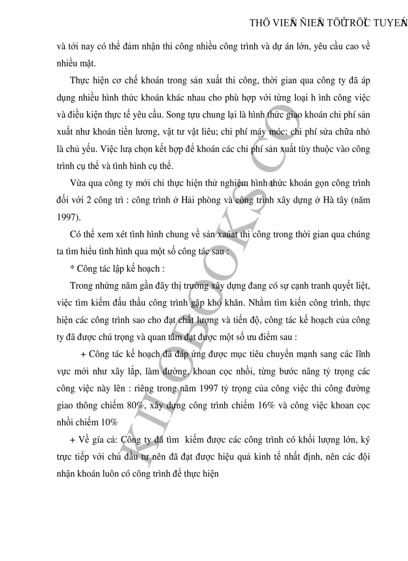 image for page Những giải pháp nhằm hoàn thiện và nâng cao chất lượng khoán công trình ở Công ty cơ giới và xây lắp số 12 trong giai đoạn hiện nay