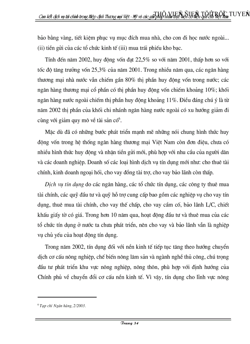 image for page Cam kết về dịch vụ tài chính trong Hiệp định Thương mại Việt Mỹ và các giải pháp nhằm thực hiện có hiệu quả của Việt Nam