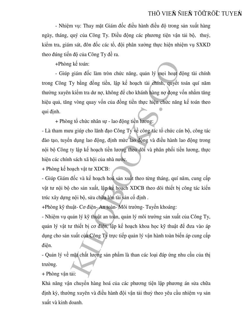 image for page Phân tích hiệu quả sản xuất kinh doanh và một số biện pháp nâng cao hiệu quả sản xuất kinh doanh của Công ty Tuyển than Cửa Ông