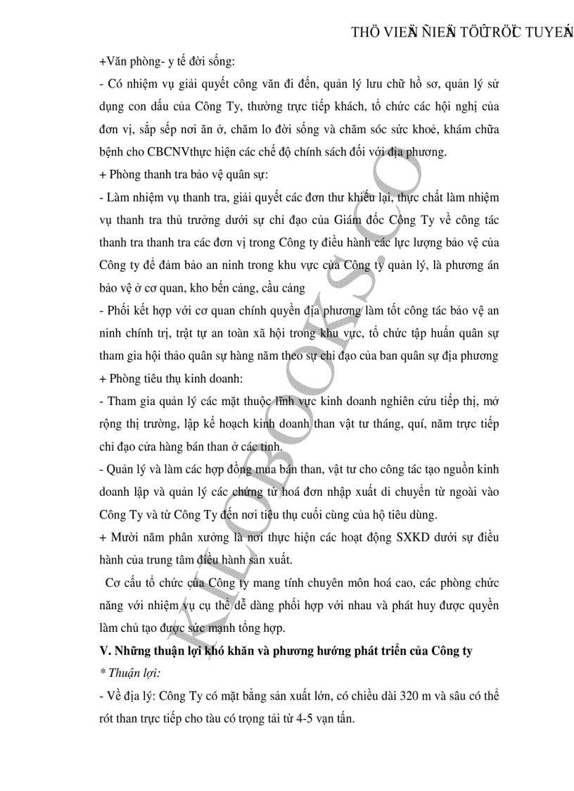 image for page Phân tích hiệu quả sản xuất kinh doanh và một số biện pháp nâng cao hiệu quả sản xuất kinh doanh của Công ty Tuyển than Cửa Ông