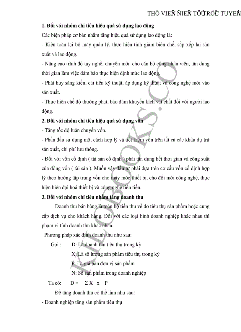 image for page Phân tích hiệu quả sản xuất kinh doanh và một số biện pháp nâng cao hiệu quả sản xuất kinh doanh của Công ty Tuyển than Cửa Ông