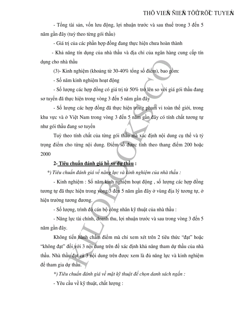 image for page Giải pháp nâng cao chất lượng lập hồ sơ dự thầu của Công ty Lắp máy điện nước và xây dựng Tổng Công ty xây dựng Hà Nội