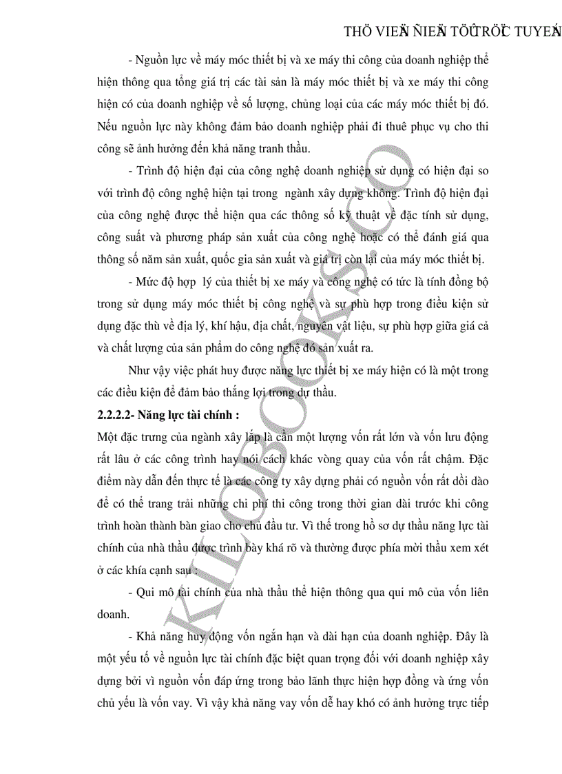 image for page Giải pháp nâng cao chất lượng lập hồ sơ dự thầu của Công ty Lắp máy điện nước và xây dựng Tổng Công ty xây dựng Hà Nội