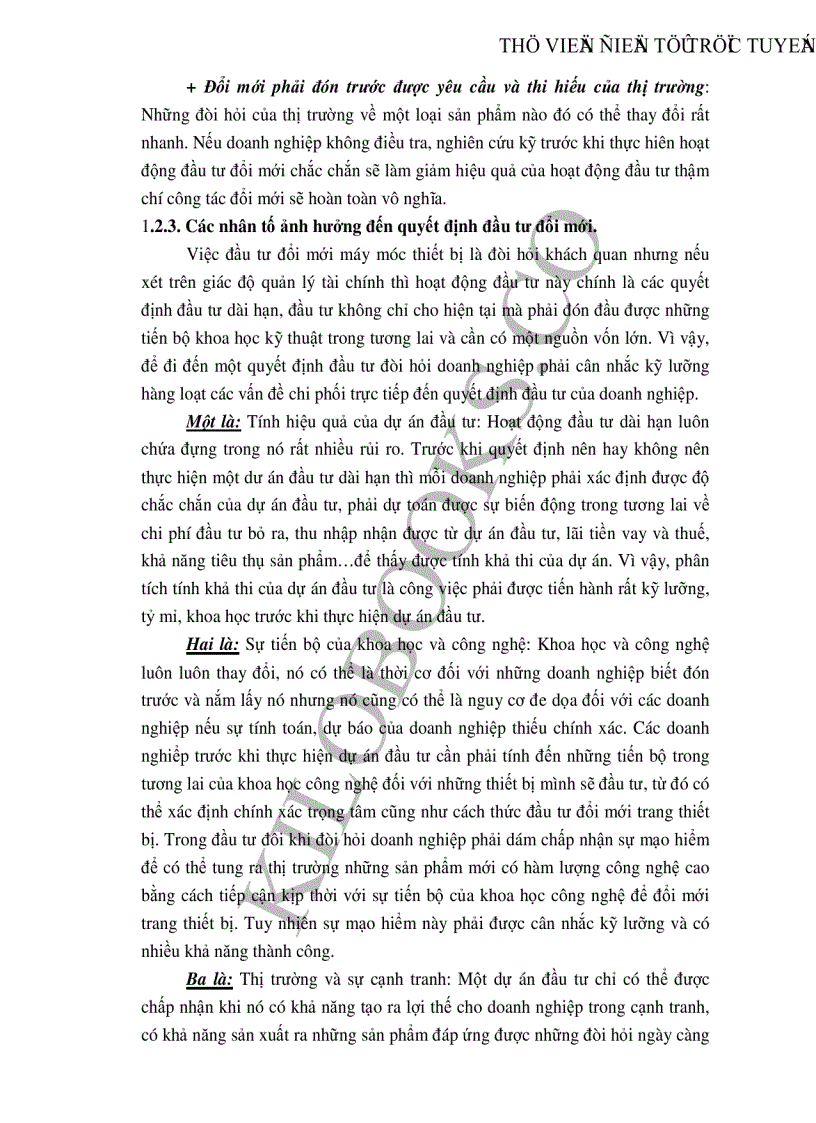 image for page Những giải pháp chủ yếu huy động vốn đổi mới thiết bị công nghệ tại Công ty cổ phần dệt 10 10