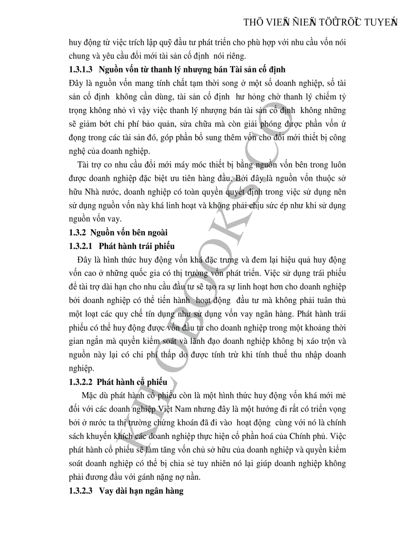 image for page Những giải pháp chủ yếu huy động vốn đổi mới thiết bị công nghệ tại Công ty cổ phần dệt 10 10