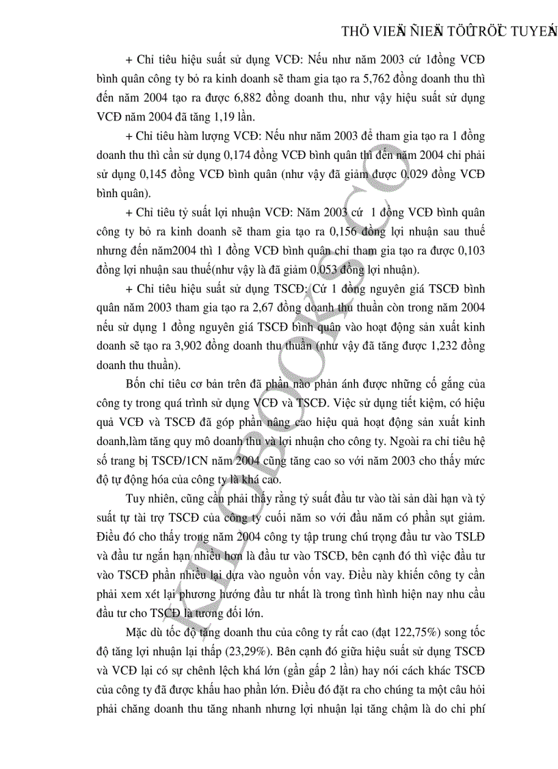 image for page Những giải pháp chủ yếu huy động vốn đổi mới thiết bị công nghệ tại Công ty cổ phần dệt 10 10