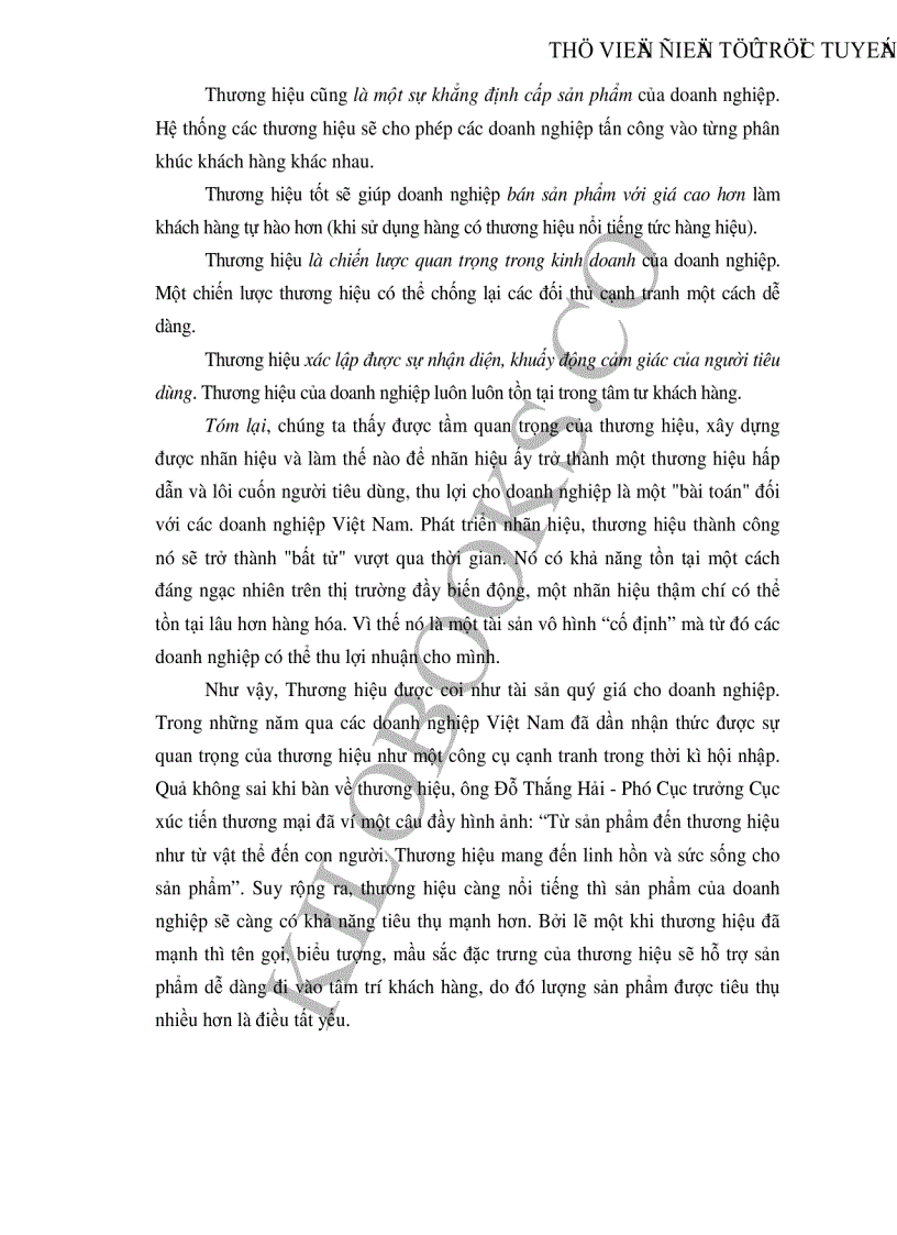 image for page Một số giải pháp xây dựng và phát triển thương hiệu cho Công ty Cổ phần thương mại Khánh Trang