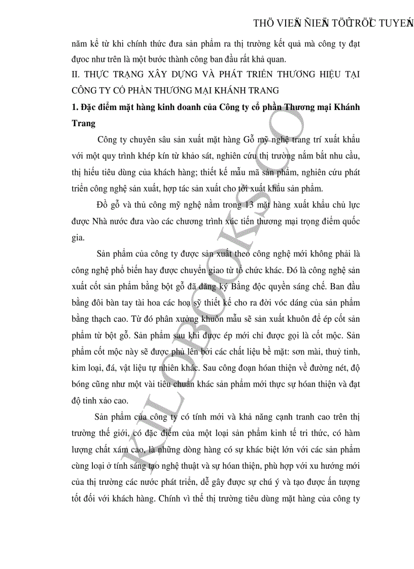 image for page Một số giải pháp xây dựng và phát triển thương hiệu cho Công ty Cổ phần thương mại Khánh Trang