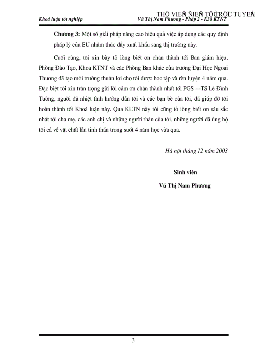 image for page Việc vận dụng các quy định pháp lý của Liên minh Châu Âu EU về chất lượng và nhãn hiệu sản phẩm trong xuất khẩu hàng hoá của Việt Nam vào thị trường này