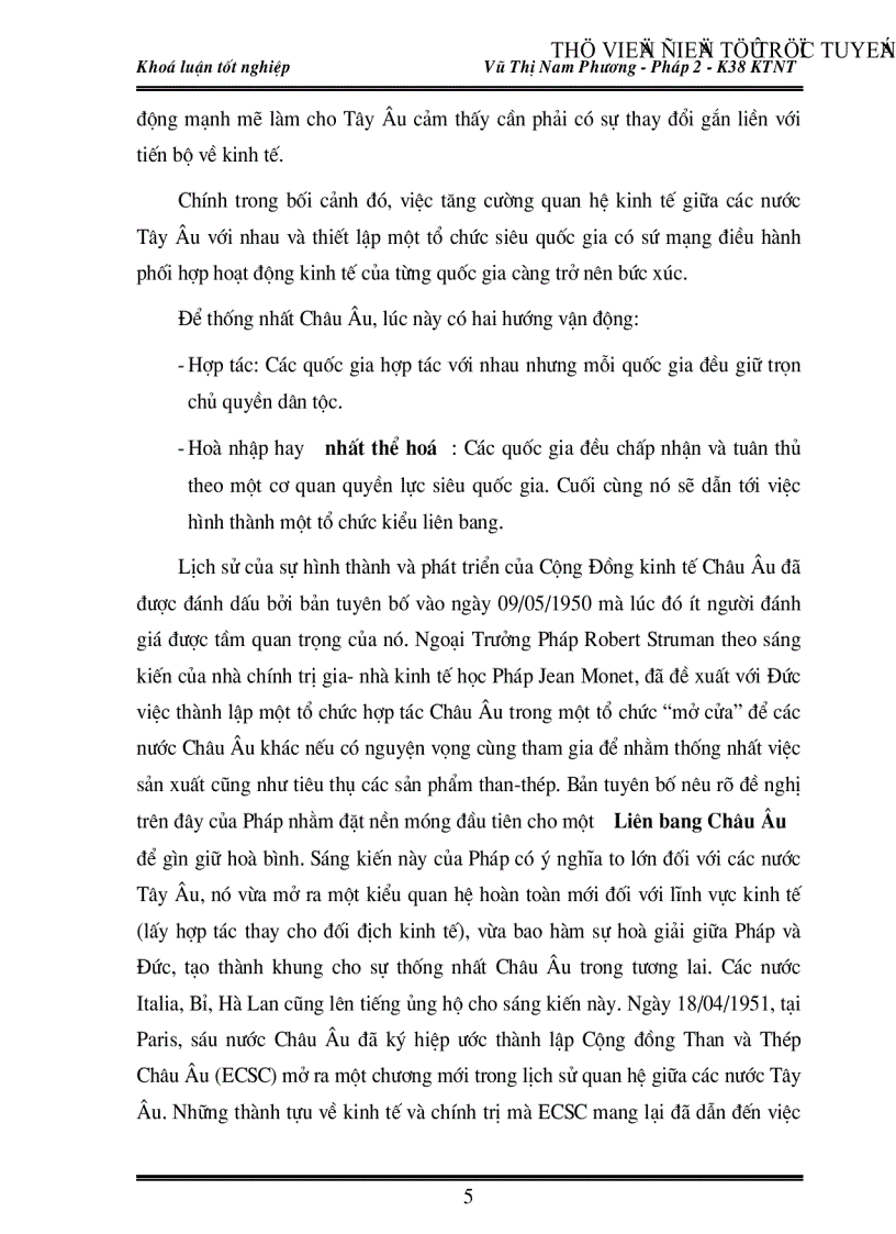 image for page Việc vận dụng các quy định pháp lý của Liên minh Châu Âu EU về chất lượng và nhãn hiệu sản phẩm trong xuất khẩu hàng hoá của Việt Nam vào thị trường này