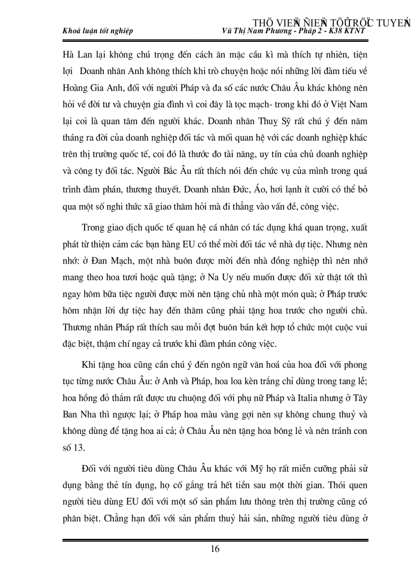 image for page Việc vận dụng các quy định pháp lý của Liên minh Châu Âu EU về chất lượng và nhãn hiệu sản phẩm trong xuất khẩu hàng hoá của Việt Nam vào thị trường này