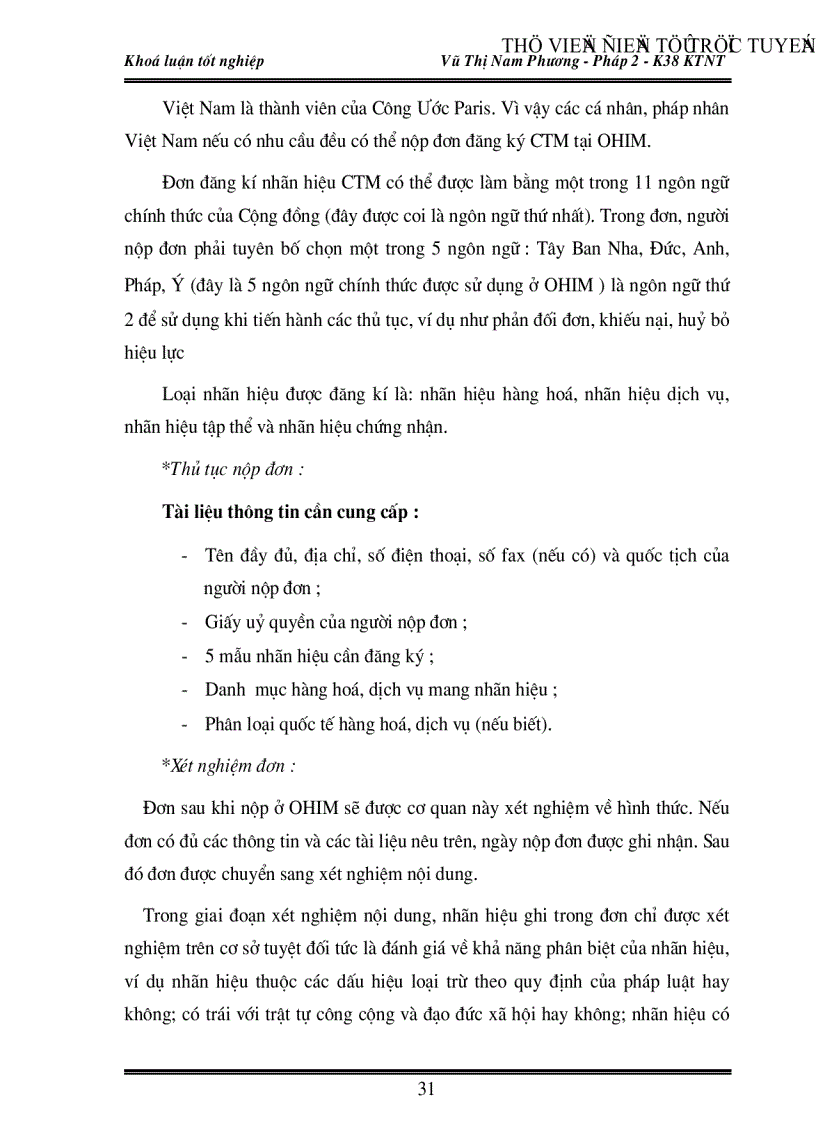 image for page Việc vận dụng các quy định pháp lý của Liên minh Châu Âu EU về chất lượng và nhãn hiệu sản phẩm trong xuất khẩu hàng hoá của Việt Nam vào thị trường này