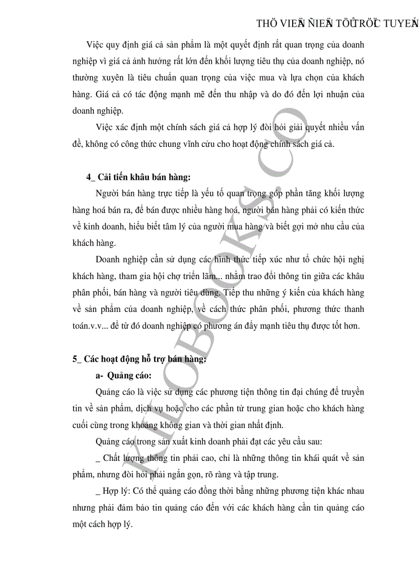 image for page Một số biện pháp nhằm mở rộng thị trường tiêu thụ sản phẩm ở Xí nghiệp cơ khí Trúc Lâm