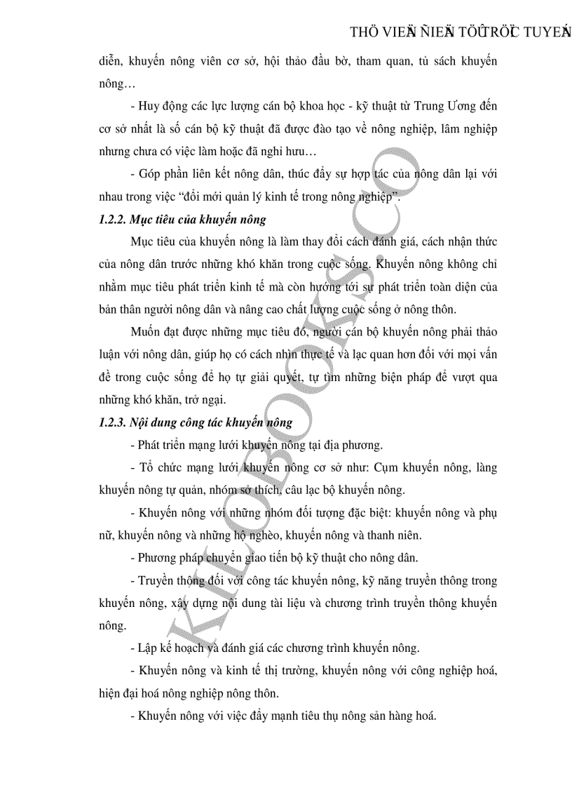 image for page Thực trạng và những giải pháp khuyến nông nhằm nâng cao hiệu quả sản xuất lúa của hợp tác xã Phong Vân huyện Ba Vì tỉnh Hà Tây