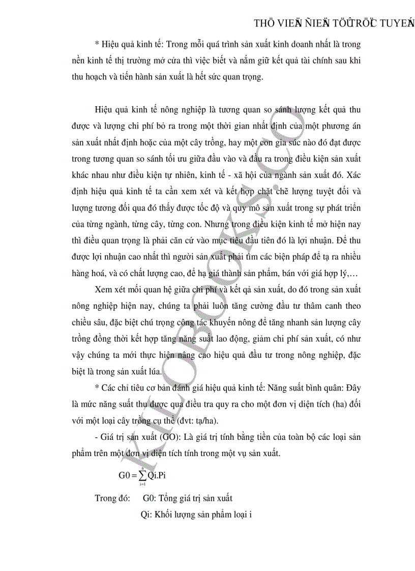 image for page Thực trạng và những giải pháp khuyến nông nhằm nâng cao hiệu quả sản xuất lúa của hợp tác xã Phong Vân huyện Ba Vì tỉnh Hà Tây