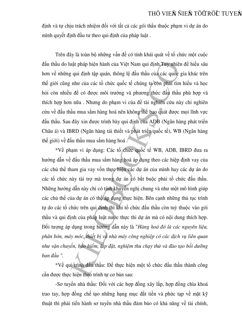 image for page Thực trạng và một số kiến nghị nhằm hoàn thiện qui chế đấu thầu mua sắm hàng hoá áp dụng ở Công ty Cao su Sao Vàng