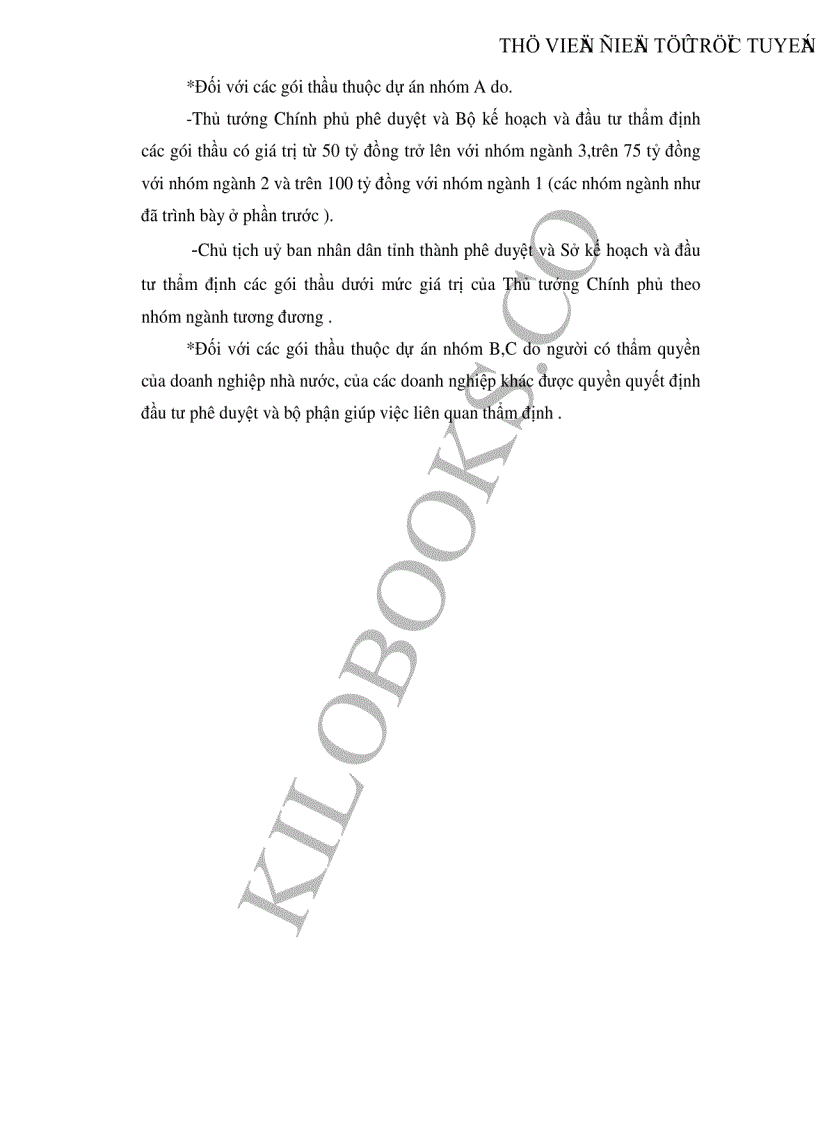 image for page Thực trạng và một số kiến nghị nhằm hoàn thiện qui chế đấu thầu mua sắm hàng hoá áp dụng ở Công ty Cao su Sao Vàng