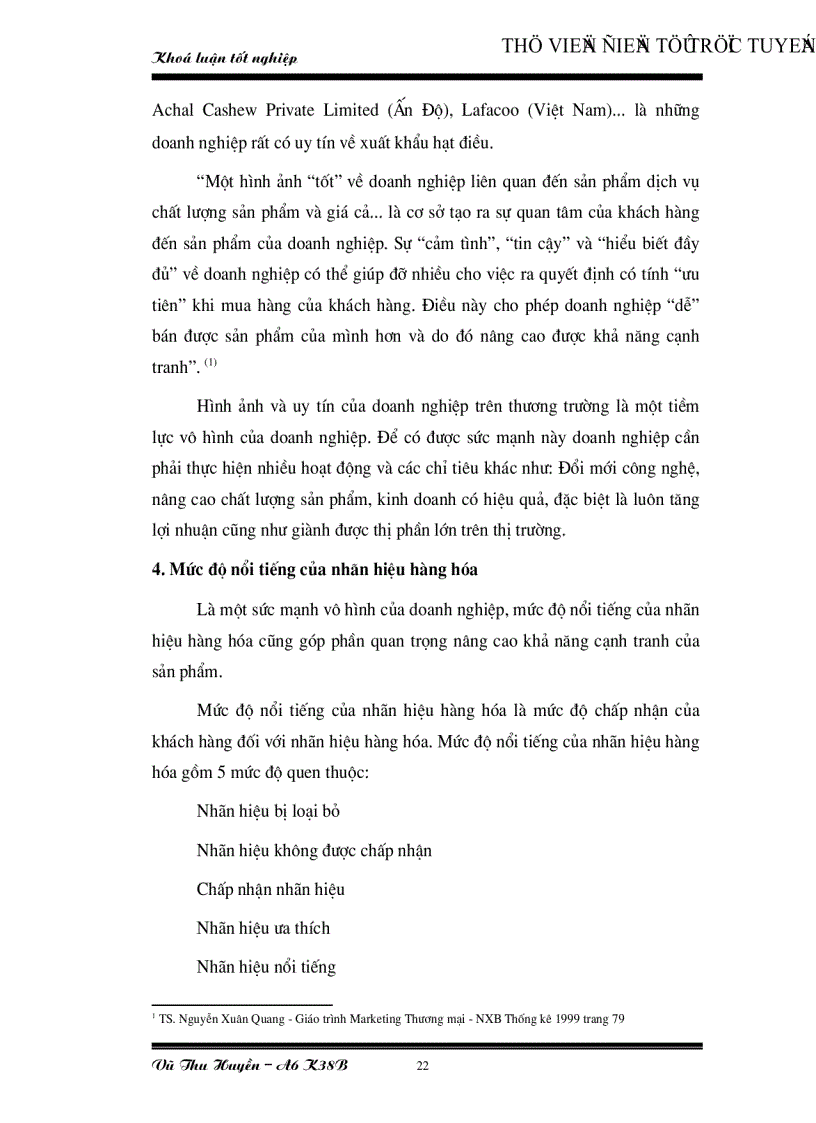 image for page Một số giải pháp nhằm nâng cao khả năng cạnh tranh của Việt Nam về xuất khẩu hạt điều