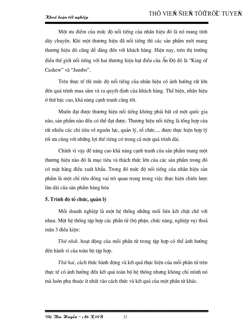 image for page Một số giải pháp nhằm nâng cao khả năng cạnh tranh của Việt Nam về xuất khẩu hạt điều