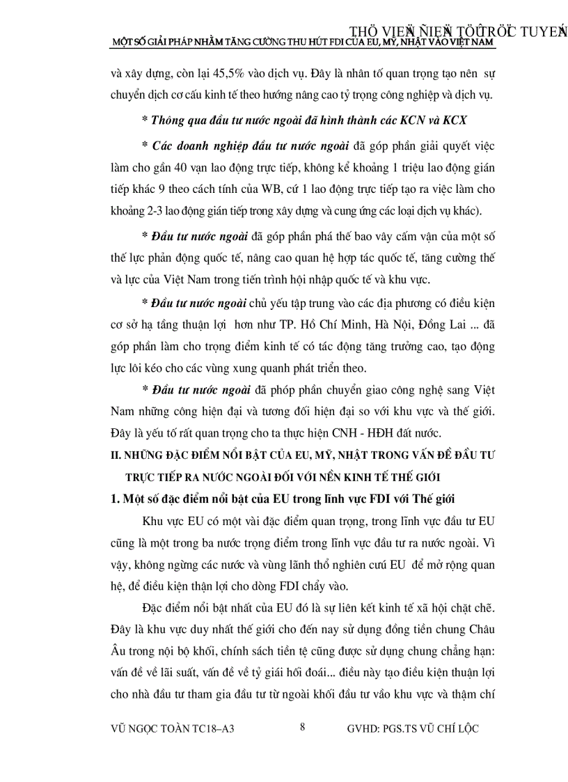 image for page Một số giải pháp nhằm tăng cường thu hút vốn đầu tư nước ngoài của eu mỹ nhật vào việt nam