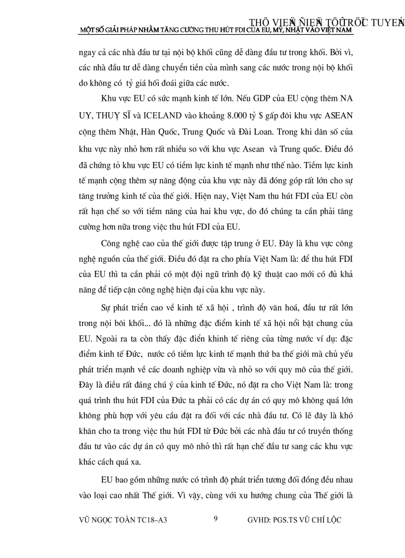 image for page Một số giải pháp nhằm tăng cường thu hút vốn đầu tư nước ngoài của eu mỹ nhật vào việt nam