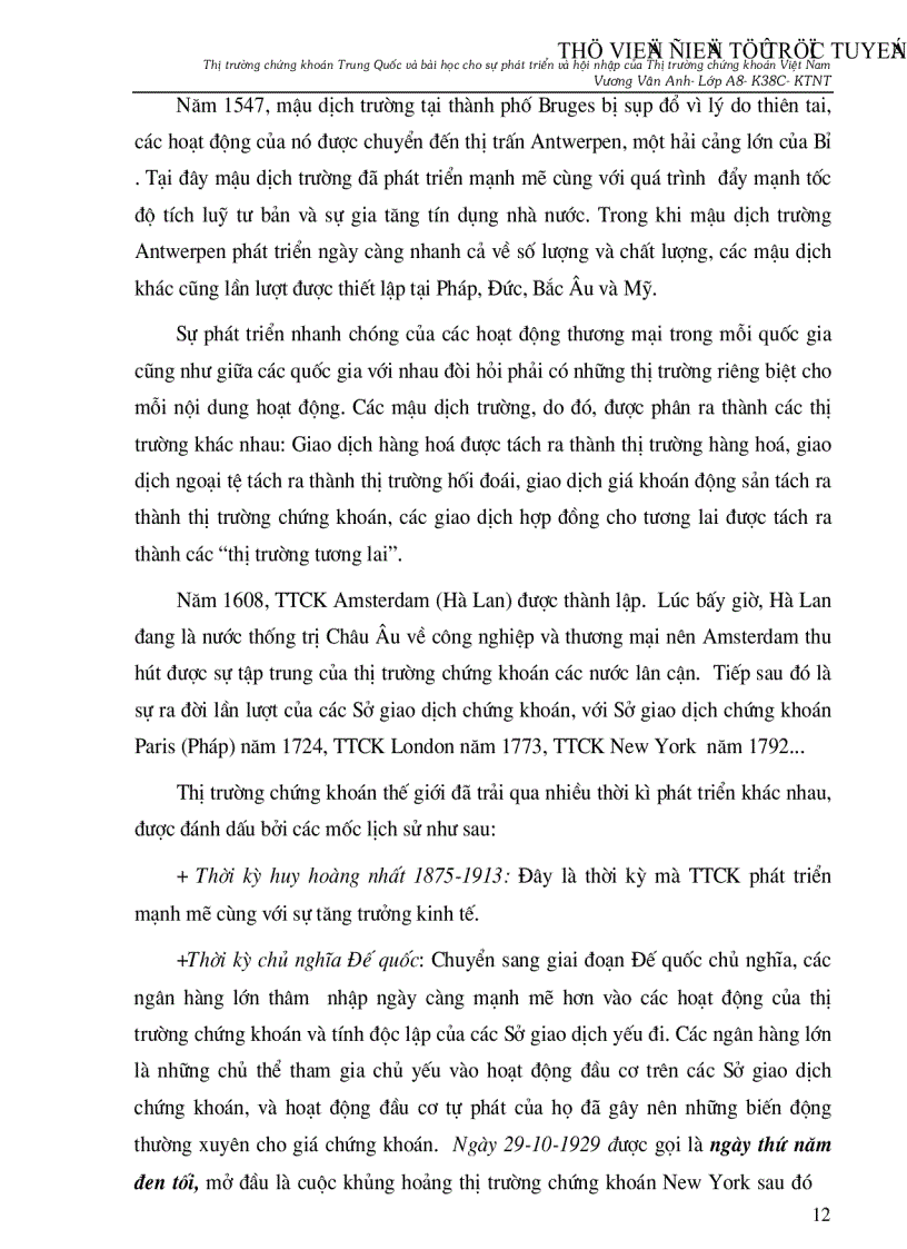 image for page Thị trường chứng khoán Trung Quốc và Bài học cho sự phát triển và hội nhập thị trường chứng khoán Việt Nam