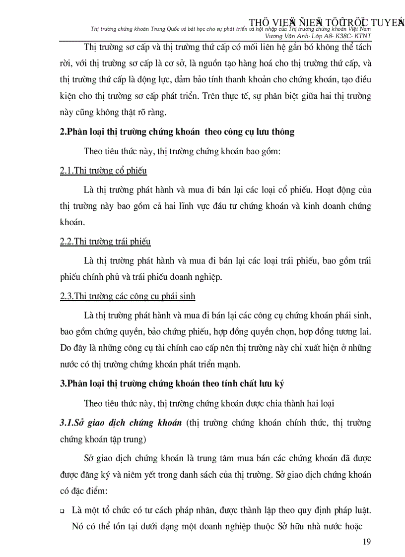 image for page Thị trường chứng khoán Trung Quốc và Bài học cho sự phát triển và hội nhập thị trường chứng khoán Việt Nam
