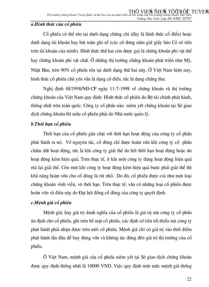 image for page Thị trường chứng khoán Trung Quốc và Bài học cho sự phát triển và hội nhập thị trường chứng khoán Việt Nam