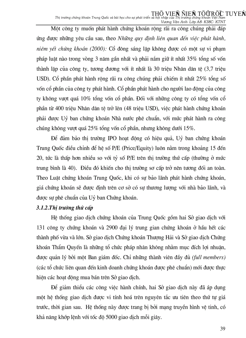 image for page Thị trường chứng khoán Trung Quốc và Bài học cho sự phát triển và hội nhập thị trường chứng khoán Việt Nam