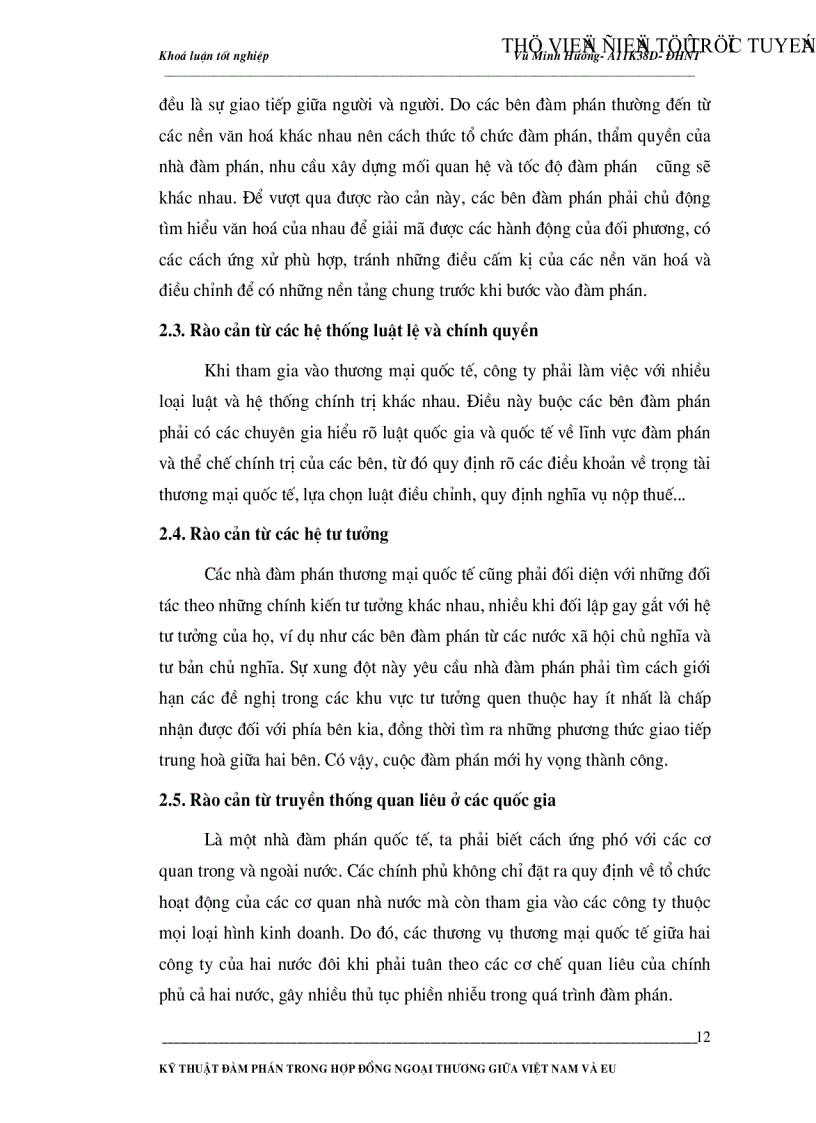 image for page Kỹ thuật đàm phán trong hợp đồng ngoại thương giữa Việt Nam và EU