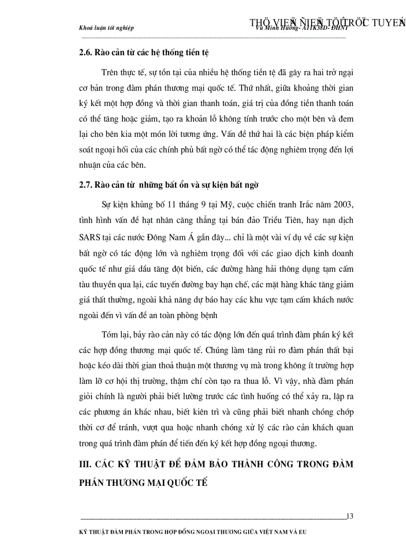 image for page Kỹ thuật đàm phán trong hợp đồng ngoại thương giữa Việt Nam và EU